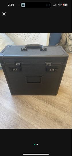 Black Hard Case with Combination Locks