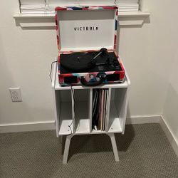 Record player and stand