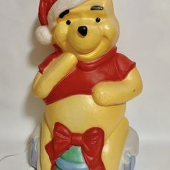 Tall Christmas Yard Decor Winnie The Pooh Blow Mold