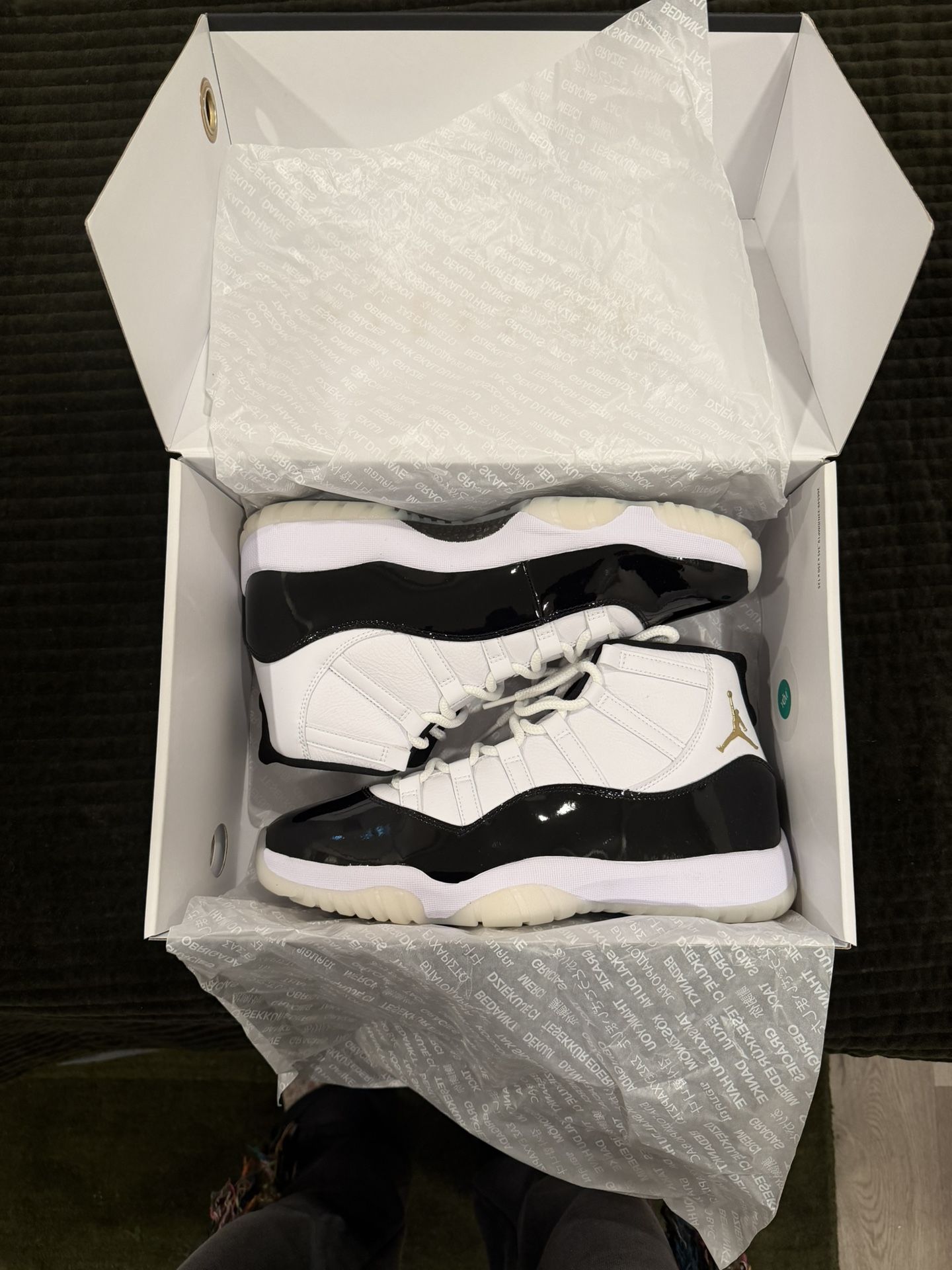 Jordan 11 DMP Gratitude size 11