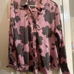 Women’s Dress Blouse And Knit Sweater