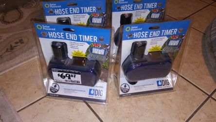 Hose solar timer