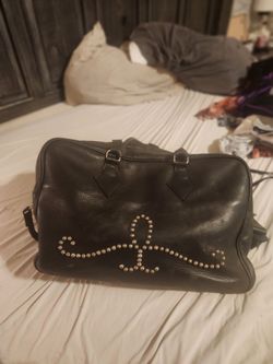Beautiful leather duffle twin bar west