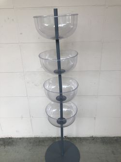 Plastic display bowl