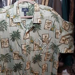 Two (2) Men's XL Hawaiian Shirt Bundle

