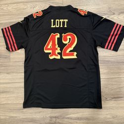 San Francisco 49ers Ronnie Lott Rivalry Stitched Jersey, S To 3Xl 