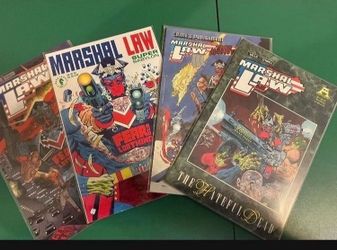 🔥1980s Marshal Law violence graphic novels Lot Comics