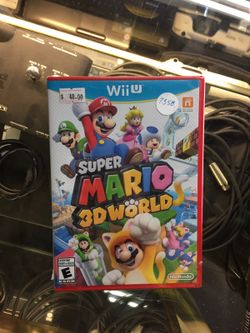 Super Mario 3 d world Wii U