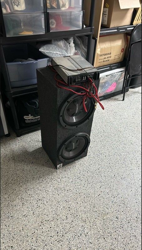 Speaker and Amp
(Make Me An OFFER)