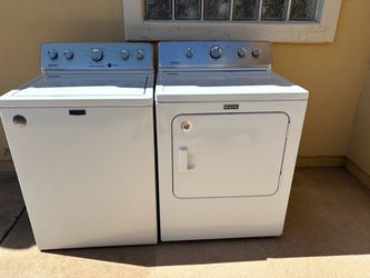 Maytag electric washer and dryer