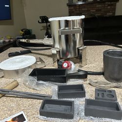 Propane Melting Furnace Kit for Beginners – All-in-One Metal Smelting Forge with Crucible,