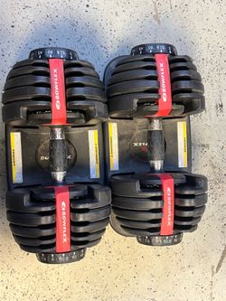 Bowflex adjustable dumbbells