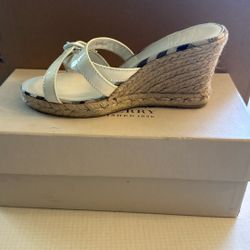 Burberry women's wedge sandals size6