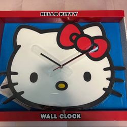 Hello kitty wall clock 