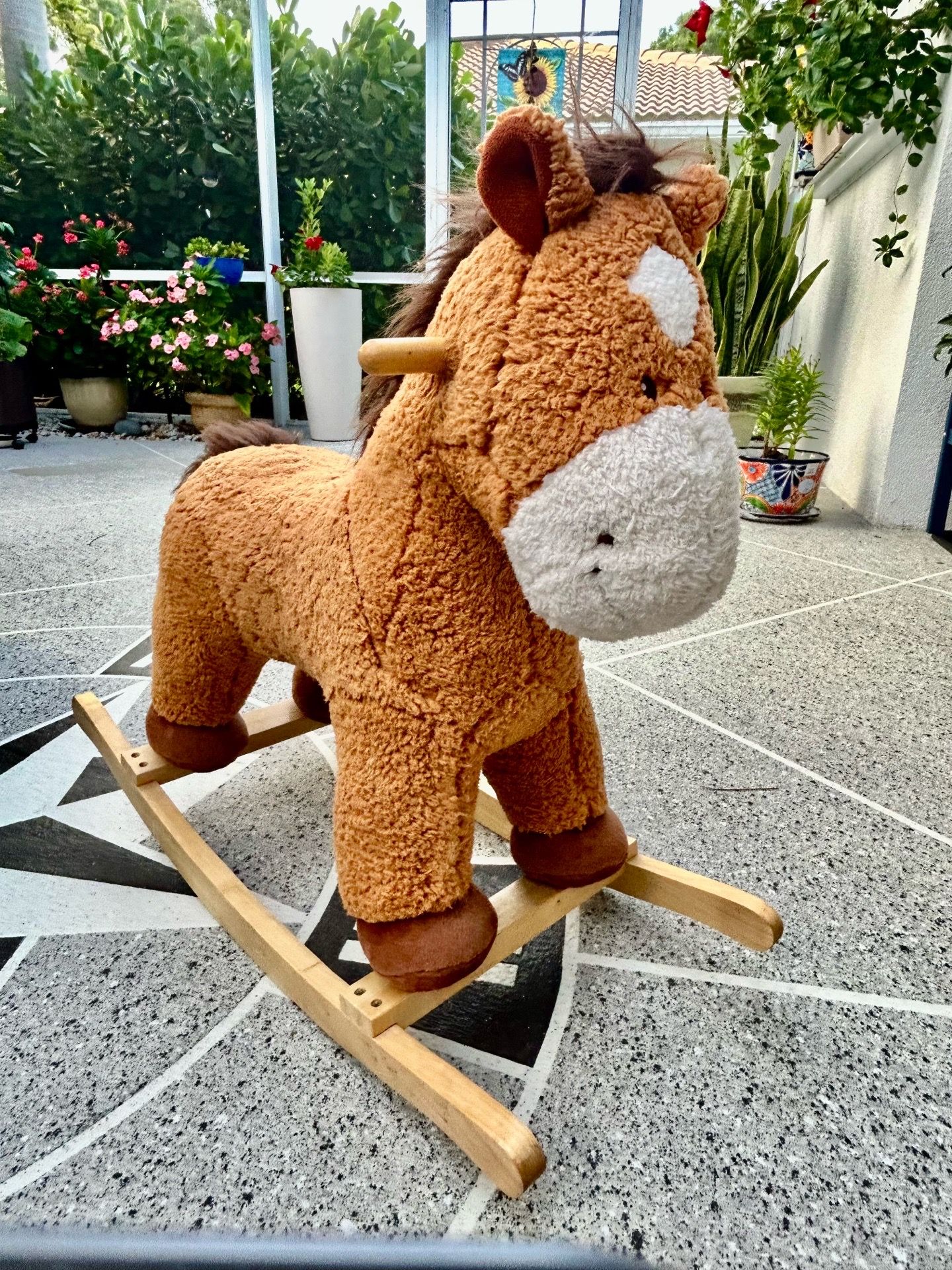 Rocking Plush Pony