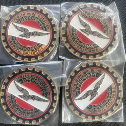 Set 4 Zenith Metal Chips, NEW, Sell All 4 $80,00 Cash