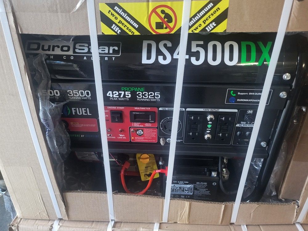 Generator
Duromax 4500 Watt Portable Generator
(Making Way For New Inventory Sale)