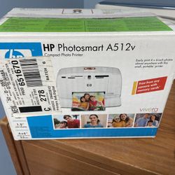Compact Photo Printer HP Photosmart A512v