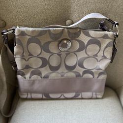 lavender coach purse 