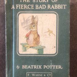 Vintage Story Of A Fierce Bad Rabbit HC Book By Beatrix Potter-Printed In Britain 