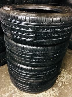 18” 4 used 225/60R18 continental