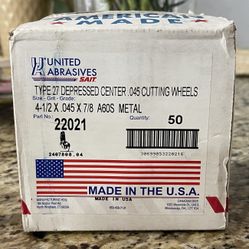 Type 27 Depressed Center .045 Cutting Wheels