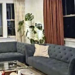 Two piece sofa set