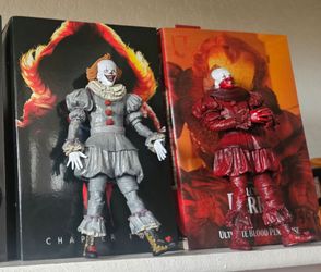 IT Part 2 & IT Welcome to Derry Blood Pennywise Neca figures