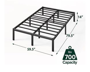 Free queen metal frame