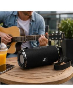 Max Power Encore Portable Wireless Outdoor Speaker with Bluetooth 5.3 and Strap