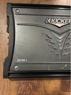 Kicker 750.1 amplifier
