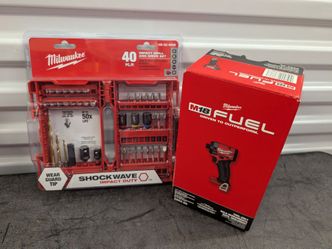 Milwaukee M18 Fuel Impact Driver & Shockwave 40pc Set