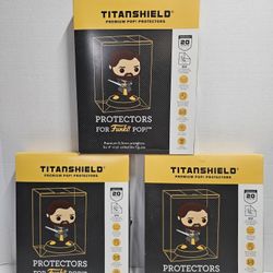 TitanShield 0.5mm 4" Funko Pop Protectors Sleeve Case  20 Pack (Price for Each)