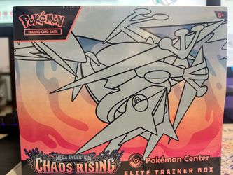 Sealed Pokemon Center Exclusive Chaos Rising ETB