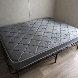 New Queen Mattress Bed w/ frame
