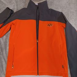 Oklahoma State Cowboys Full Zip Coat Jacket Men's Women's Size Small