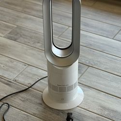 Dyson Hot + Cool AM09 Ceramic Fan Heater White with Remote Control Great Shape ✨