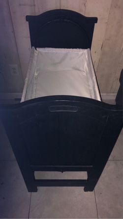 wodden bby bassinet