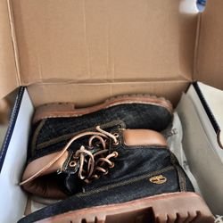 Timberland x REESE Cooper Indigo Denim Boots