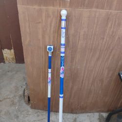 Hand Painted Dodgers Cane 