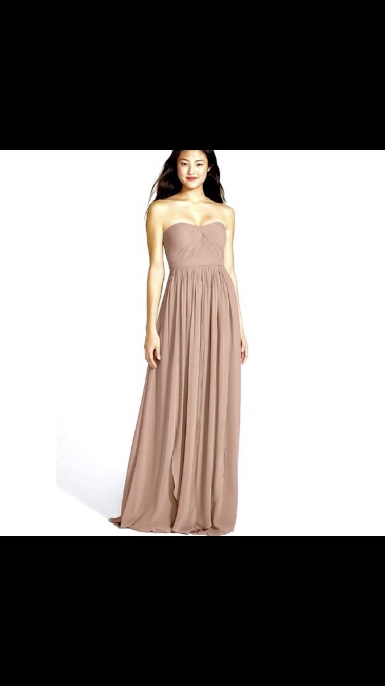 Mira fashion convertible strapless chiffon gown