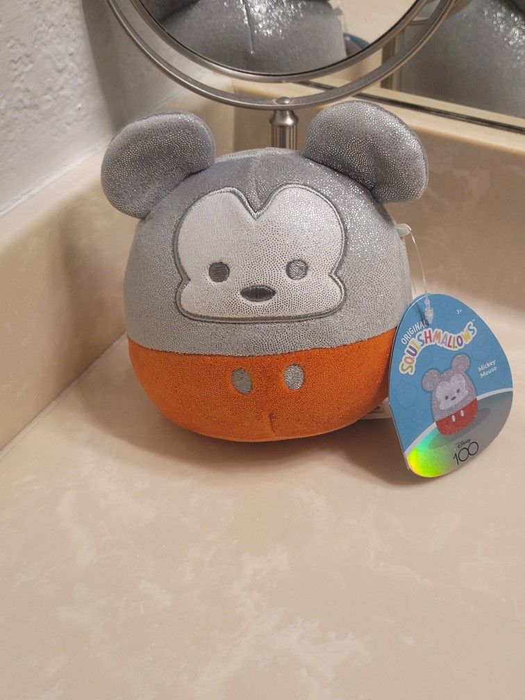 Squishmallows Disney Mickey Mouse Anniversary Edition Plush
