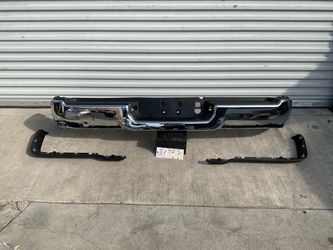 2019 2025 DODGE RAM 2500 REAR BUMPER CHROME W/ STEP OEM