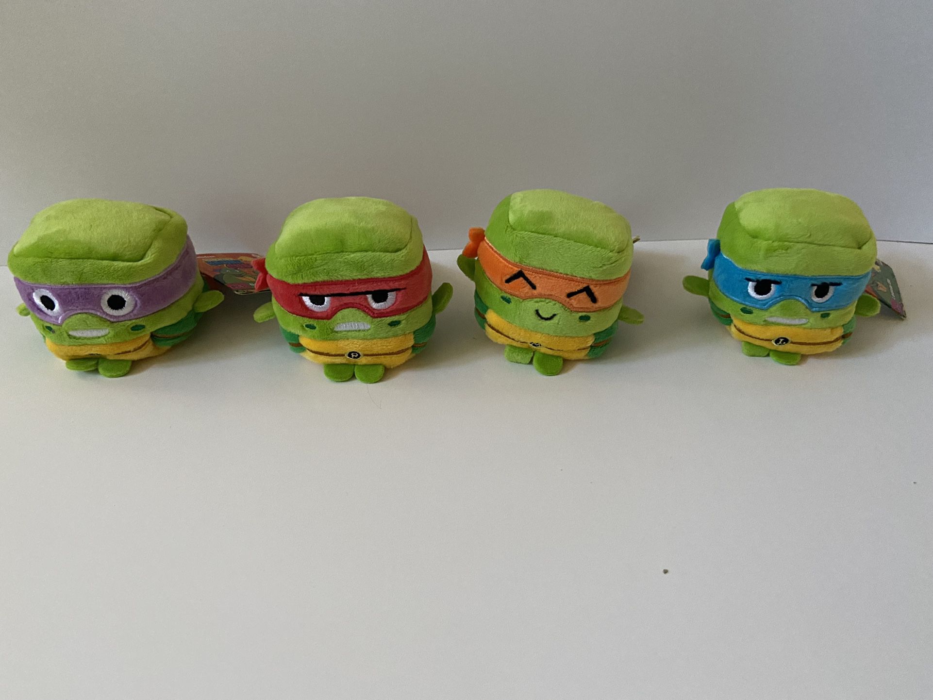 TMNT Plushies With Tags