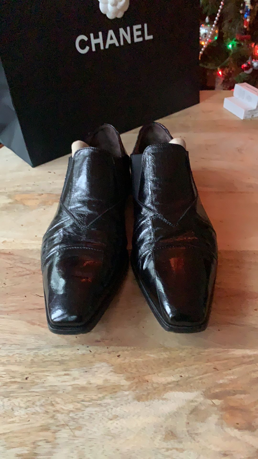 Cesare Paciotti Patent Leather Slip on/loafer Dress Shoes display picture 3