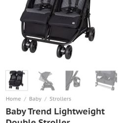 Baby Trend Lightweight Double Stroller 