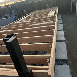 Tiny House Trailer And Deck  30ft Long X 9ft Wide 