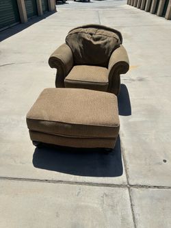 Sofa Chair and Ottoman