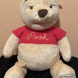 Disney Winnie The POOH 24" Celebrating 80 Years Of Friendship Plush Stuffed