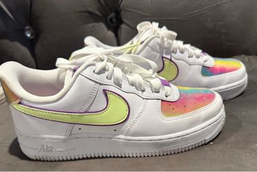 Nike Air Force 1 Sneaker Shoes Easter Translucent Colors Color Changing Size 7